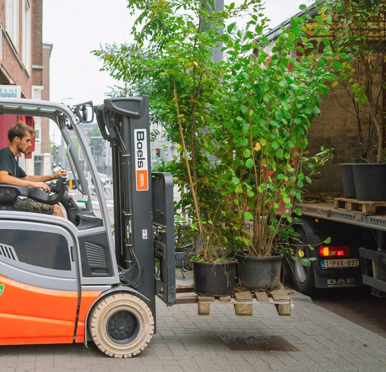 Tijdelijke groen installaties