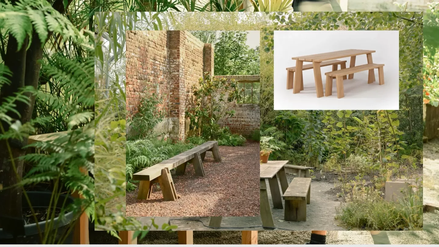 Duurzame houtconstructies en tuinmeubilair